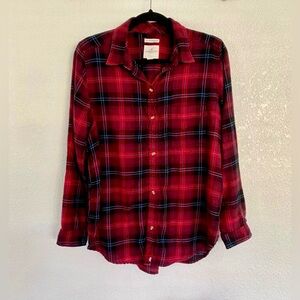 Women’s American Eagle Boyfriend Fit Flannel AHH-MAZINGLY Soft